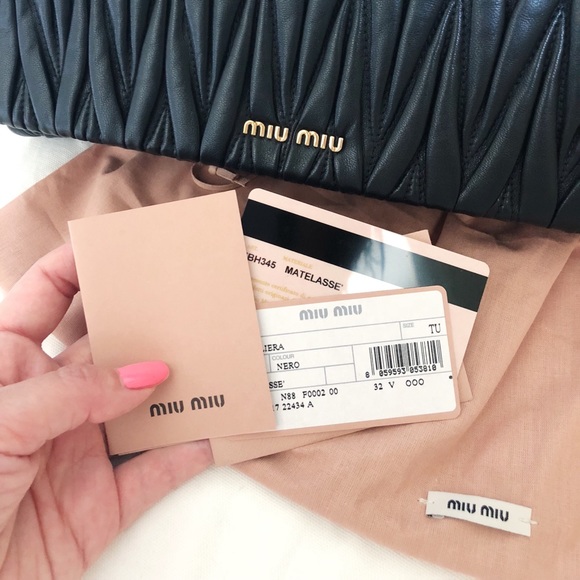 Miu Miu matelasse bag - Picture 6 of 6